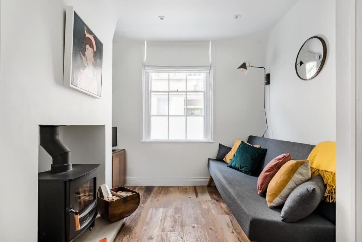 Central Georgian Townhouse With Free Parking Bath Exterior photo