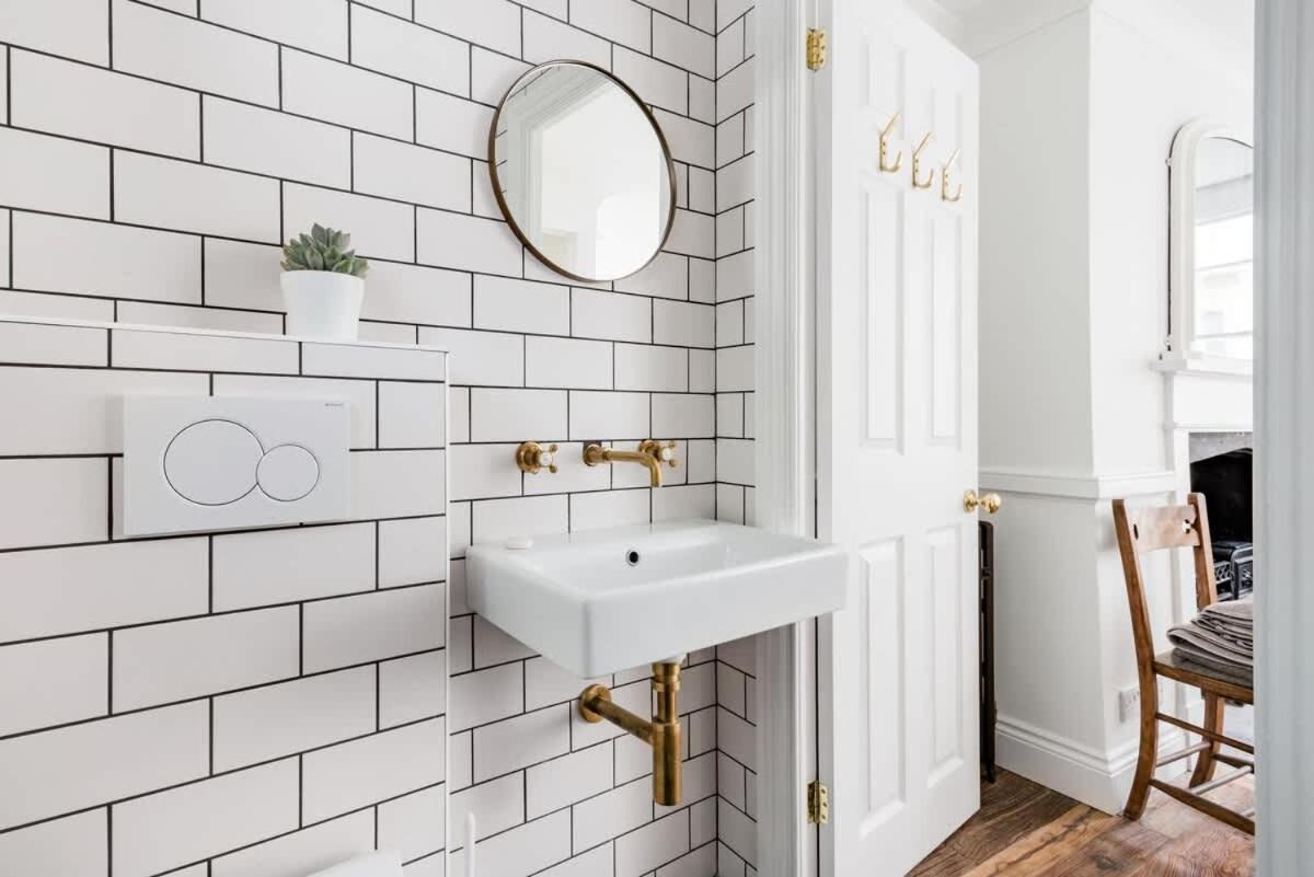 Central Georgian Townhouse With Free Parking Bath Exterior photo